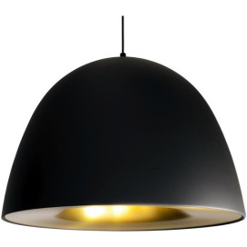 Pendentif NOBU diam 600mm 1*E27 noir/bronze (câble 300cm)
