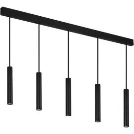LOPAL 5L 5x 4,5W LED pendule noir