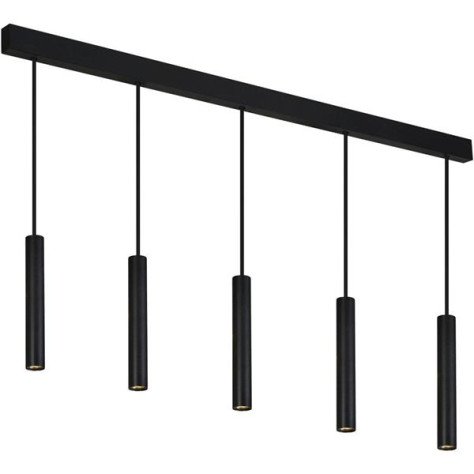 LOPAL 5L 5x 4,5W LED pendule noir