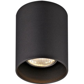 BABAR plafonnier noir ronde 1xGU10 excl (max 50W)