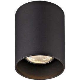 BABAR plafonnier noir ronde 1xGU10 excl (max 50W)