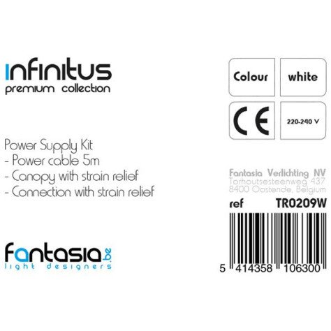 INFINITUS Power supply kit blanc