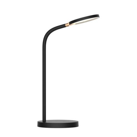 NONI LED lampe de bureau 4,3W 3-step dimmable + chargeur QI noir