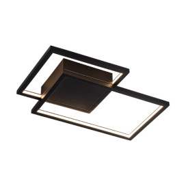 NORI LED 44W 3000K noir 480x340x60 dimmable