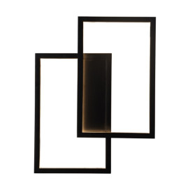 NORI LED 42W 3000K noir 435x335x60 dimmable