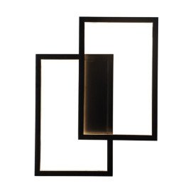 NORI LED 42W 3000K noir 435x335x60 dimmable