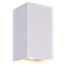 RADU Applique Mural Blanc Carré 2xGU10 excl (max 50W)