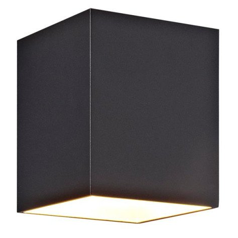 NIDUM Applique Mural Carré Noir / Or G9 excl (max 40W)