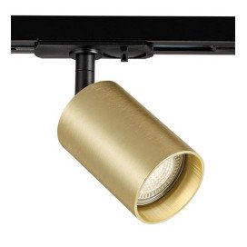 TABOO 1L 1f-trackspot GU10 (excl) noir + or brossé