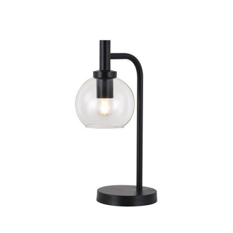OSIRA Tafellamp E27 Zwart, clair glas Ø150mm