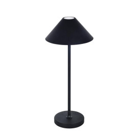 QUTE LED lampe de table 3W 320Lm IP54, recharg., battery incl, noir