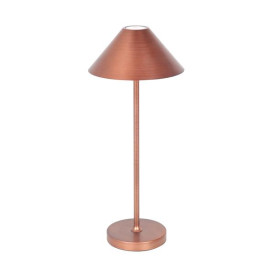 QUTE LED lampe de table 3W 320Lm IP54, recharg., battery incl, cuivre