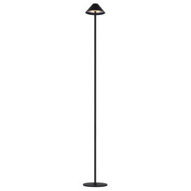 QUTE LED lampadaire 3W 320Lm IP54, recharg., battery incl, noir