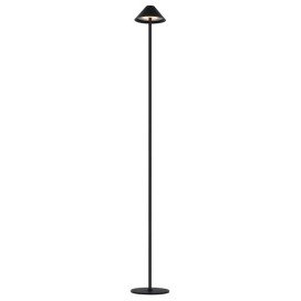 QUTE LED lampadaire 3W 320Lm IP54, recharg., battery incl, noir