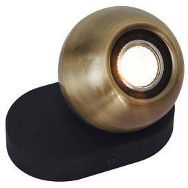 TRITON 1L GU10 (excl) noir / bronze