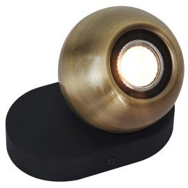 TRITON 1L GU10 (excl) noir / bronze