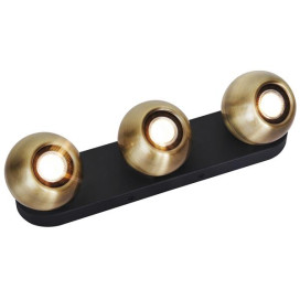TRITON 3L GU10 (excl) noir / bronze