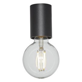 BABU plafonnier noir 1x E27 excl (Ø56x90)