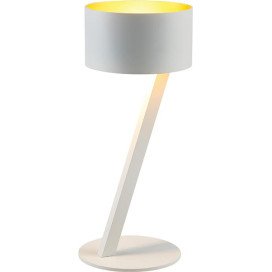 NOMA lampe de table blanche/or G9 excl