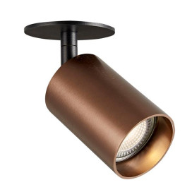 TABOO 1LINPUT GU10 (excl) noir + bronze brossé