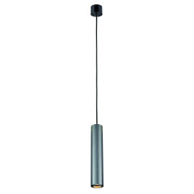 TABOO suspension GU10 (excl) noir + acier brossé