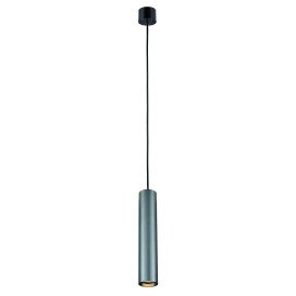 TABOO suspension GU10 (excl) noir + acier brossé