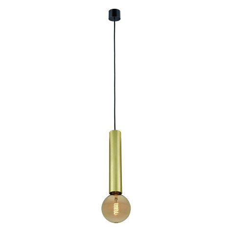 TABOO suspension E27 (excl) noir + or brossé