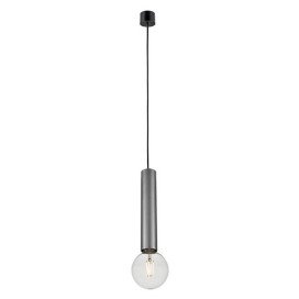 TABOO suspension E27 (excl) noir + acier brossé