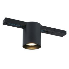 BABAR rnd 1xGU10 excl monofase track spot zwart