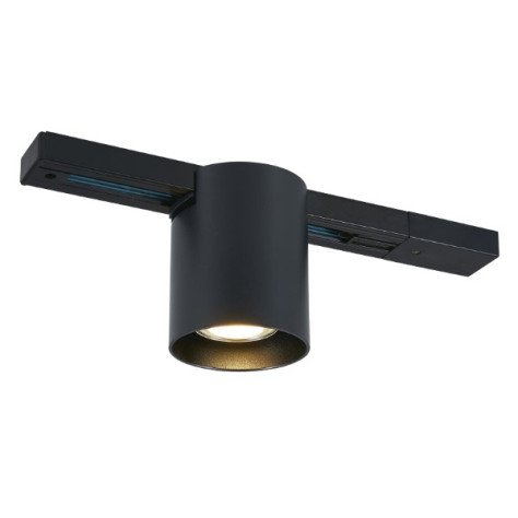 BABAR rnd 1xGU10 excl monofase track spot zwart