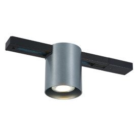 BABAR rnd 1xGU10 excl monofase track spot geborsteld staal