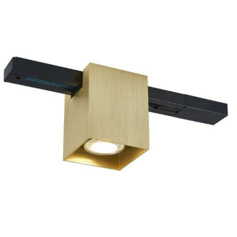 BABAR sqr 1xGU10 excl monofase track spot geborsteld goud