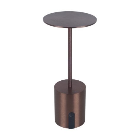 POPPY LED tafellamp 2W 180Lm IP44, herlaadbare batterij incl, roest