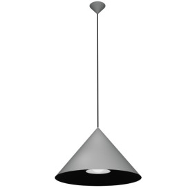 MIRAGO 1xE27 Pendel Ø550mm grijs / zwart