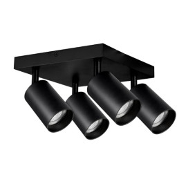 TABOO 4L SQ GU10 (excl) zwart, spot