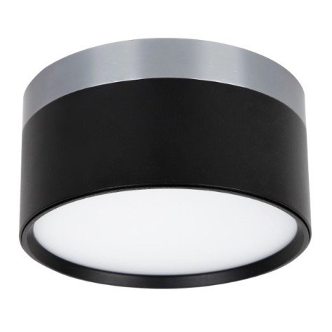 RAKU 18W Ø136mm geborsteld staal + zwart