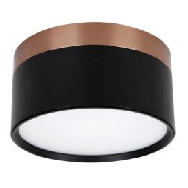 RAKU 18W Ø136mm geborsteld brons + zwart