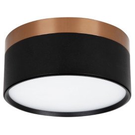 RAKU 24W Ø158mm geborsteld brons + zwart