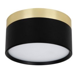 RAKU 18W Ø136mm geborsteld goud + zwart