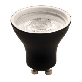 GU10 LED Deep Deco Base 7,5W 2700K, zwart, dimbaar