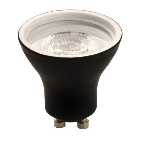 GU10 LED Deep Deco Base 7,5W 2700K, zwart, dimbaar