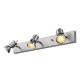 Asto 3 spot mur/plafond GU10 3x50W alu brossé