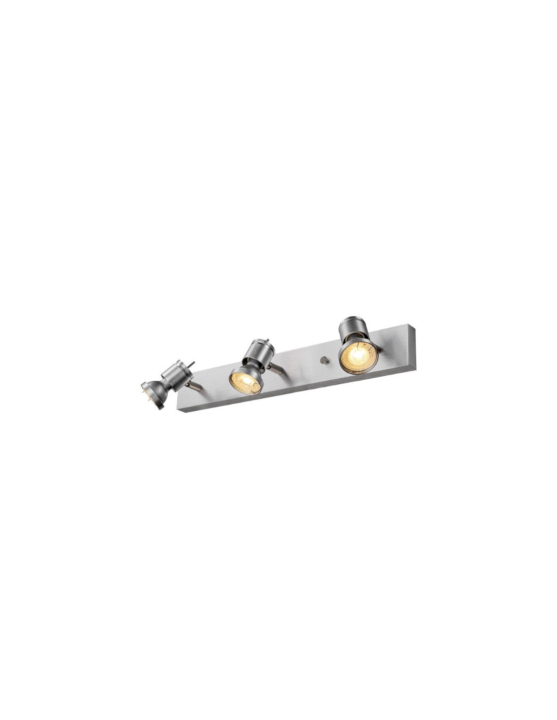 Asto 3 spot mur/plafond GU10 3x50W alu brossé