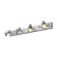 Asto 4 spot mur/plafond GU10 4x50W alu brossé