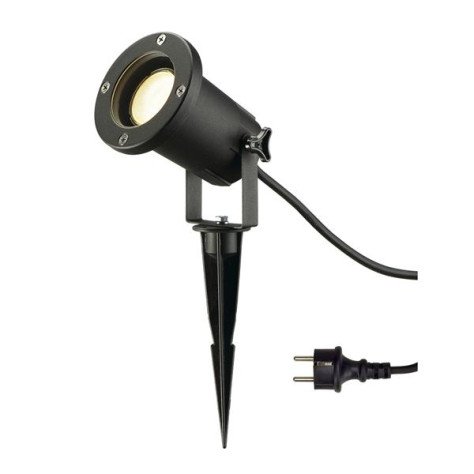 Nautilus Spike spot de jardin GU10 excl lampe noir