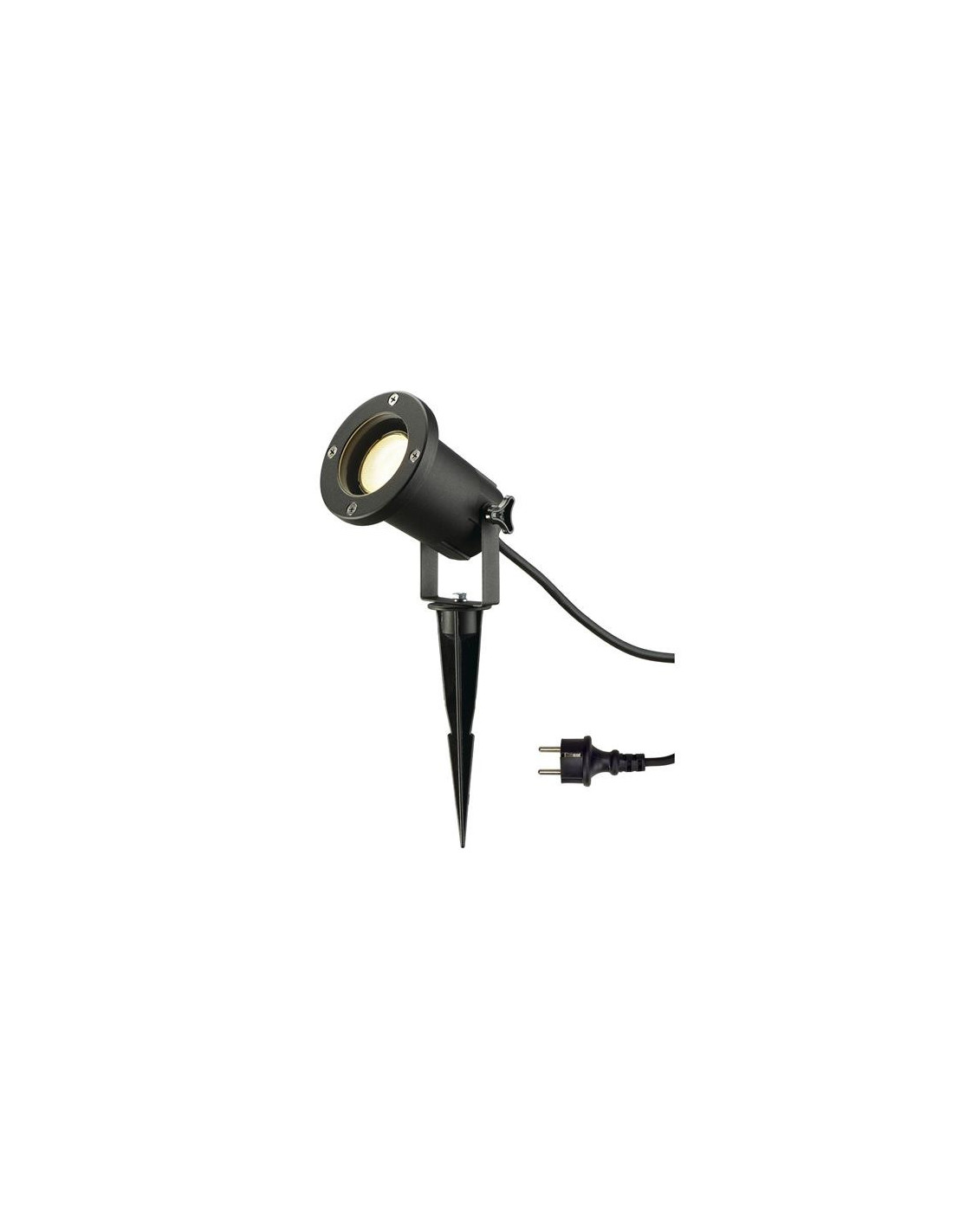 Nautilus Spike spot de jardin GU10 excl lampe noir