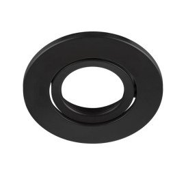 Cache UNIVERSAL DOWNLIGHT, pour Downlight IP20, pivotant, rond, noir