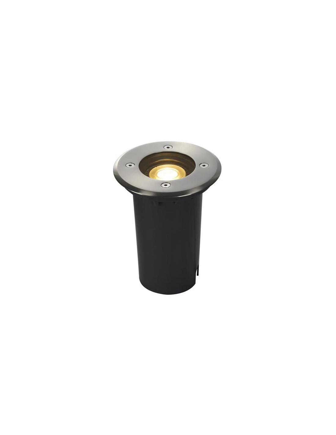 SOLASTO, encastré de sol, rond, collerette Inox, GU10