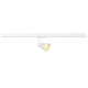 AVO railspot QPAR51/GU10 50W acier rond diam.6cm blanc incl. 1F.-adapteur