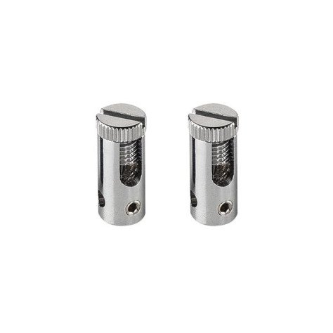 Alimentation pour LV-système câbles chrome 2pcs